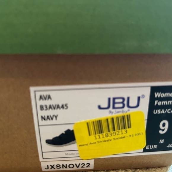 JBU by Jambu Ava Wedge Sandal in navy - Picture 11 of 12
